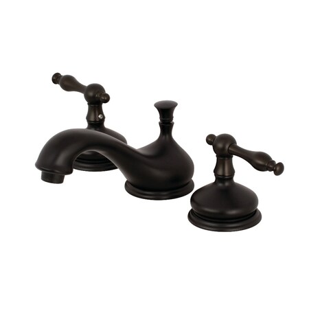 Kingston Brass KS1165NL 8" Widespread Bathroom Faucet, Oil Rubbed Bronze KS1165NL